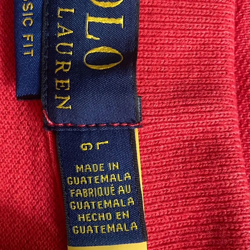 NWT Polo by Ralph Lauren Vibrant Red Knit Size Large